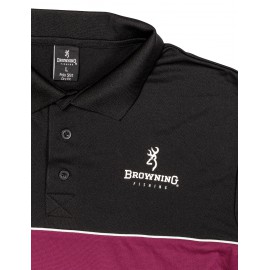Browning póló Shirt Dry Fit fekete/bordó